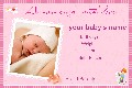 Baby & Kids photo templates Baby Birth Announcement